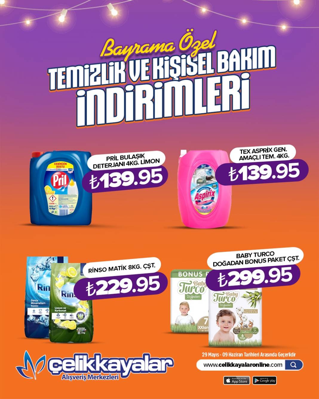 Konya’nın zincir marketinde bayram erken başladı 9